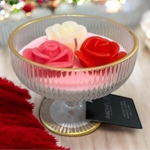 3 Roses in Gold Parfait Bowl Rachel Zoe Candle